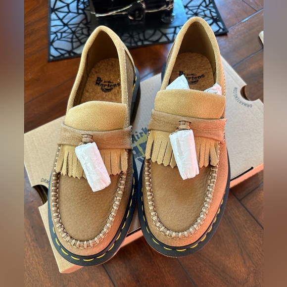 Dr Martens Adrian tasseled nubuck two tone loafers - Picture 2 of 8